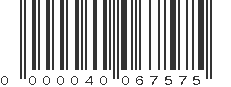 EAN 40067575