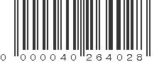 EAN 40264028