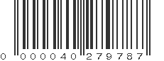 EAN 40279787