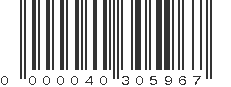 EAN 40305967