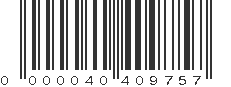 EAN 40409757