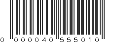 EAN 40555010