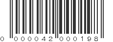 EAN 42000198