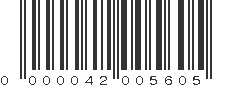 EAN 42005605