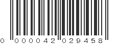 EAN 42029458