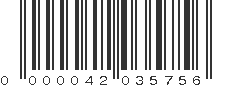 EAN 42035756