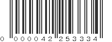 EAN 42253334