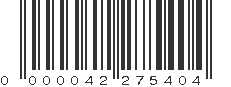 EAN 42275404