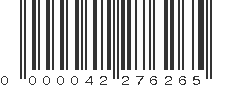 EAN 42276265