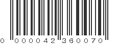 EAN 42360070