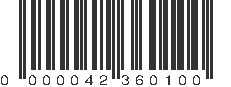 EAN 42360100