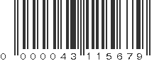 EAN 43115679