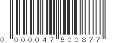 EAN 47500877