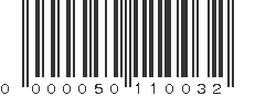 EAN 50110032