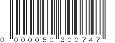 EAN 50300747