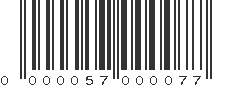 EAN 57000077