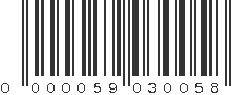 EAN 59030058