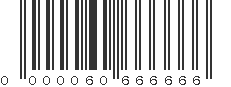 EAN 60666666