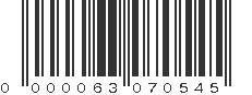 EAN 63070545