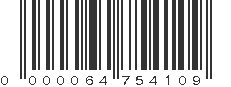 EAN 64754109