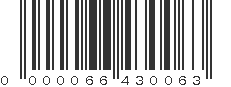 EAN 66430063