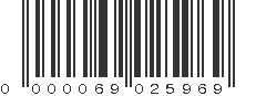 EAN 69025969