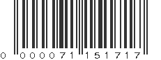 EAN 71151717