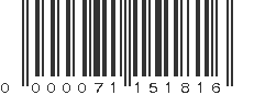 EAN 71151816