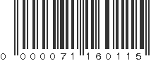 EAN 71160115