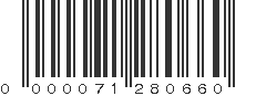 EAN 71280660