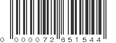 EAN 72651544