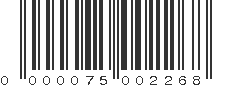 EAN 75002268