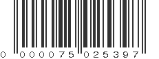 EAN 75025397