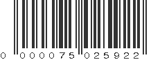 EAN 75025922