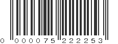 EAN 75222253