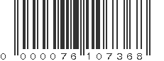 EAN 76107368