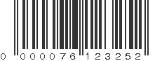 EAN 76123252