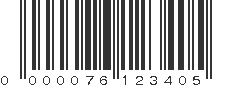 EAN 76123405