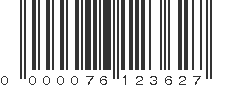 EAN 76123627
