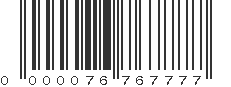 EAN 76767777