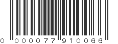 EAN 77910066