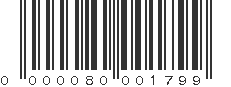 EAN 80001799