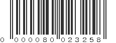 EAN 80023258