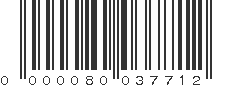 EAN 80037712