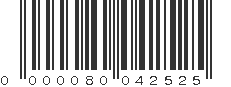 EAN 80042525