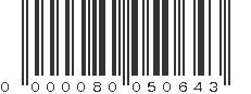 EAN 80050643