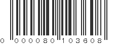 EAN 80103608