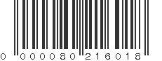 EAN 80216018