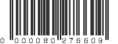 EAN 80276609