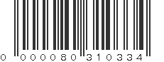 EAN 80310334